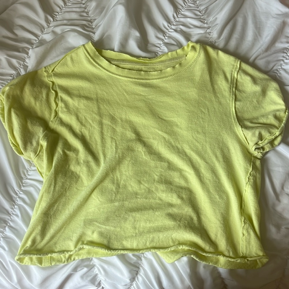 Free People We The Free Tee - lime green